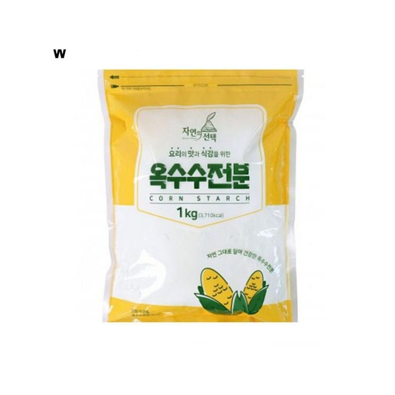 옥수수 자연의선택옥수수전분 자연의선택 옥수수전분 1kg 옥수수가루 옥수수전분가루 Natural Choice Corn