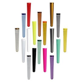 Black Leaf 5 x Joint Tubes 140 mm Colourful Conical Joint Cases Plastic Storage Transport Tubes