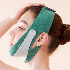 Daily Lifting Mask Band for Chin & Double Chin Contouring Cheek Green