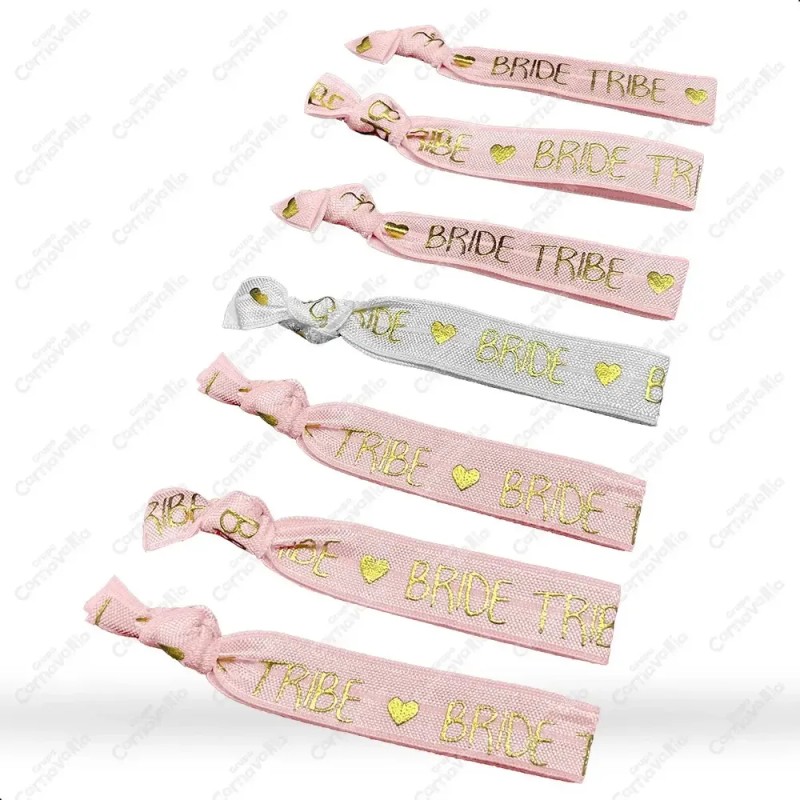 Pulseras Despedida Soltera Bride Damas Honor Rosa Bacheloret Rosa