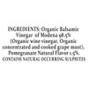Pomegranate Organic Balsamic Vinegar of Modena 8.5 Oz, pomegranate’s sweet,