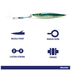 Mustad Daggerman Jig , Yellow Fin Tuna, 150g