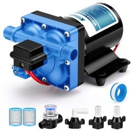Kohree RV Fresh Water Pump 5.5GPM 55PSI 12V DC Diaphragm Water Pump with Pressure Switch for RV, Marine, Yacht, Caravan.