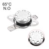 sourcing map KSD301 Thermostat 65°C/149°F 10A Normally Open N.O Adjust