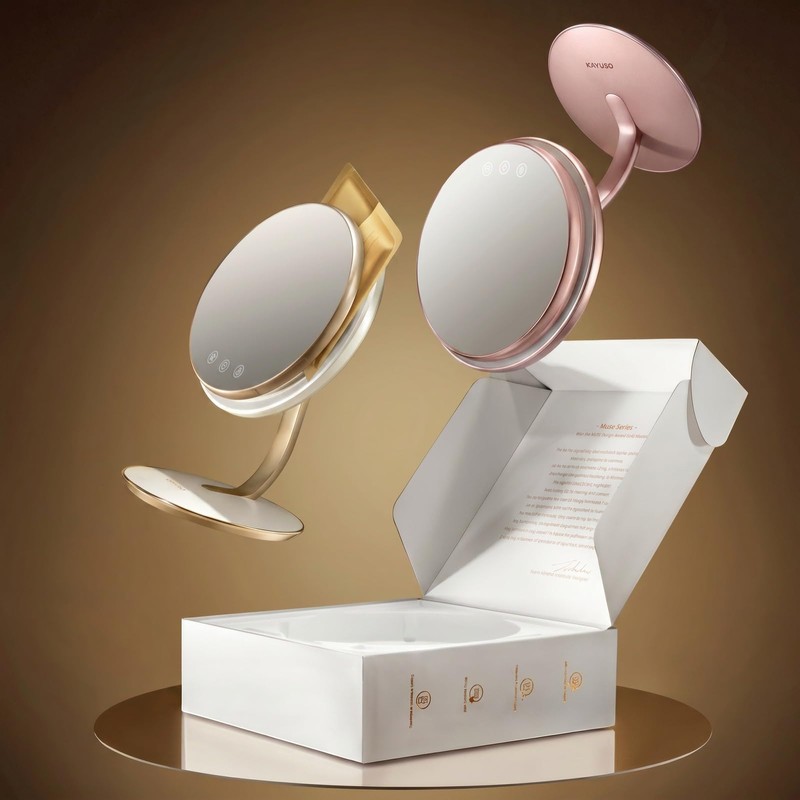 3-in-1 Heated & Cooled Face Mask Makeup Mirror