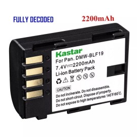 Kastar DMW-BLF19 Battery for Panasonic Lumix DMC-GH3KBODY GH4 GH4H GH4A, DC-GH5 DC-G9