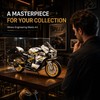 QiqoPoyee Sport Motorcycle 1:10 Scale Model Building Blocks Kits for