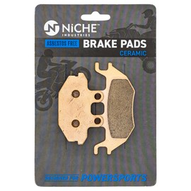 NICHE Brake Pad Set for Kawasaki Mule PRO FX FXR FXT DX DXT 43082-0140 Rear (Ceramic)