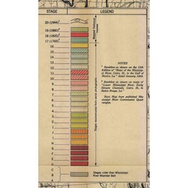 ArtWallz 1944 Harold Fisk Map Sheet 9- Mississippi Ancient River Meander Belt Alluvial Valley (11"x16")
