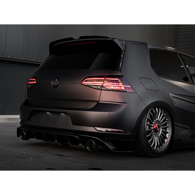 VViViD+ Matte Demon Black Premium Vinyl Wrap Film (1ft x
