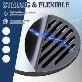 Daiilg 4 Pcs Magnetic Vent Covers 6.5 Inch Round Air Vent Covers Vent Covers for Home Floor Wall Ceiling RV Air Registers Home