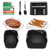 Air Fryer Accessories Set for Tefal Easy Fry 5.2l/3.1l, Large&Small