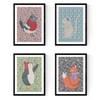 Nacnic Prints around cute animals to frame A4 size poster,