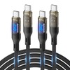 SOOPII 240W USB C to USB C Cable[10ft 2-Pack],Fast Charging