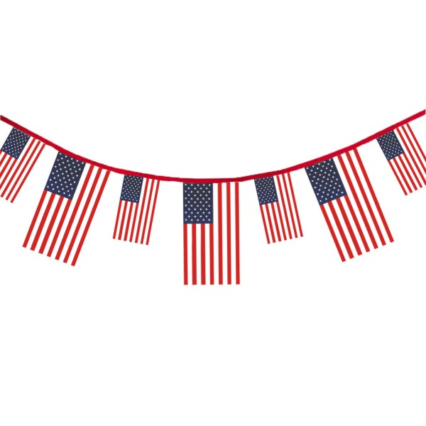 Boglot 20FT American Flag Banner Streamer Pennant Bunting USA 4th