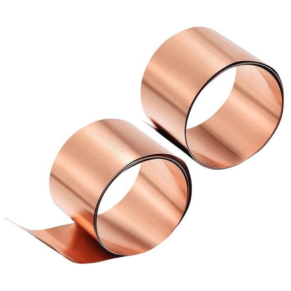 Daiilg Copper Sheet Roll, Metal Foil Plate 1000mm x 50mm