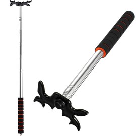 Skylety Retractable Billiard Cue Stick Bridge with Bridge Head, Snooker Set Billiard Pool Cue Accessory for Pool Table(Sponge Cover)