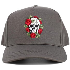 KBVT-285 DGY Rose Flowers Love Good Vibes Men Women Dad Hat Baseball Cap Adjustable Unisex
