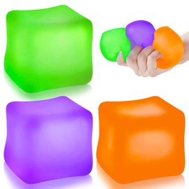 WADAYEY Pack de 3 Juguetes Antiestrés - Cubos Sensoriales de Colores para Aliviar la Ansiedad, Relajación y Concentración, Ideal para Niños, Adultos y Personas con Autismo