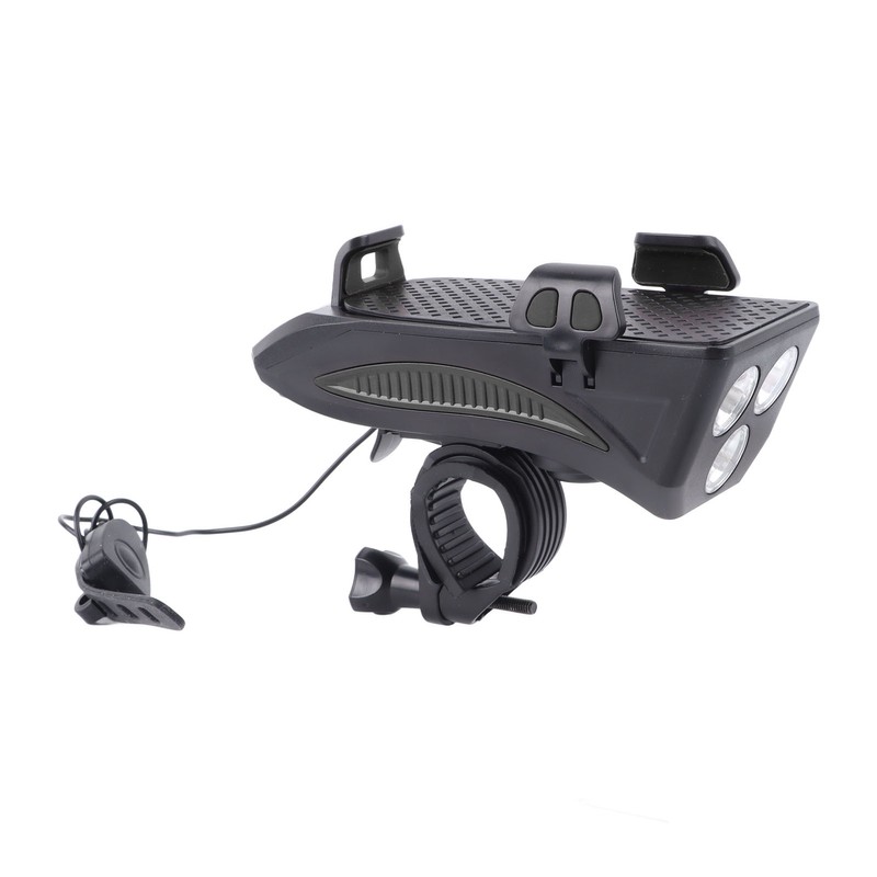 Bicycle Light Multifunctional Bike Phone Stand Headlight Speakers Kit for