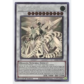 Crystal Clear Wing Synchro Dragon - LED8-EN005 - Ghost Rare - 1st Edition