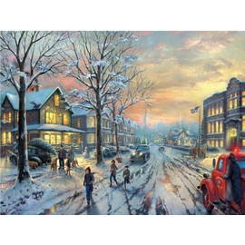 Ceaco - Thomas Kinkade - Holiday Movies - A Christmas Story - 300 Piece Jigsaw Puzzle