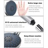 NEUFLY Shower Head Large Shower Head with Stainless Steel Hose