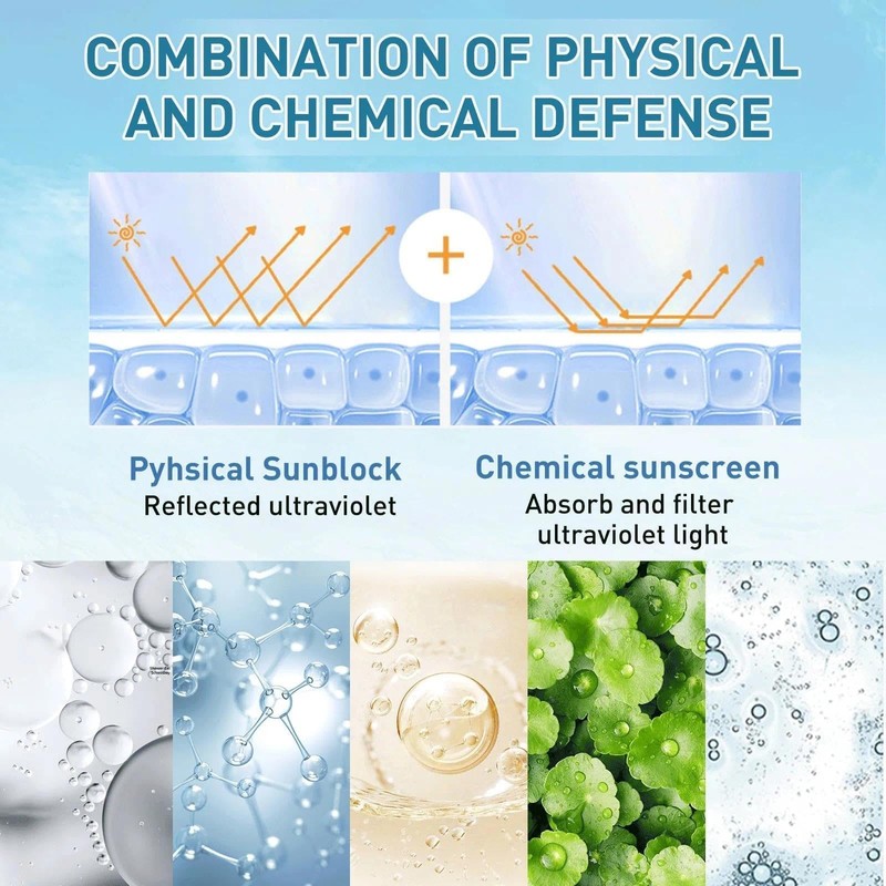 Sunscreen SPF50 Face - Centella Sunscreen - Birch Juice Moisturizing