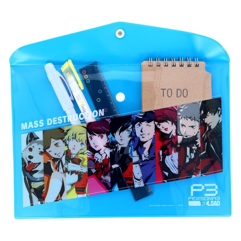 Sunstar Stationery Persona Pencil Case, Flat A-Pattern, S8726558