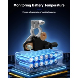 Battery Sensor Replace 4692269AI 4692269AG, Voltage Current Temperature Sensor Fit for Dodge Challenger Charger RAM Jeep Wrangler Cherokee Chrysler Fiat