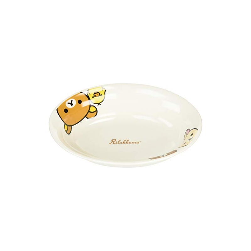 Rilakkuma 362104 Happy Life Curry Plate, 7.1 inches (18 cm),