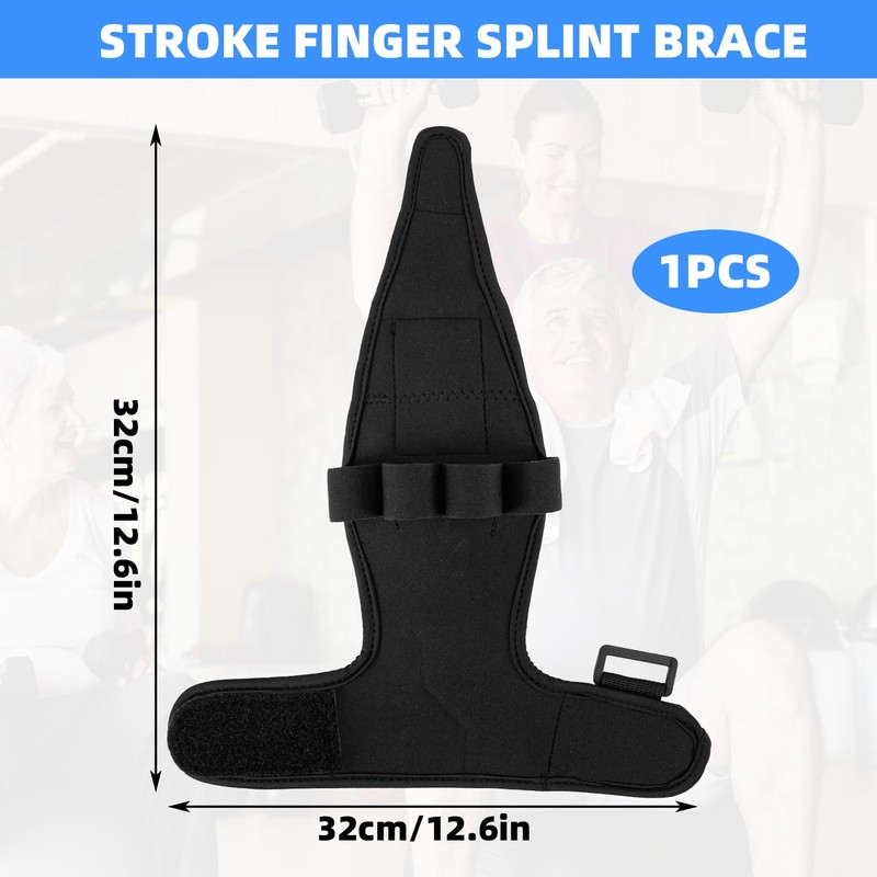 JDVBDNK Stroke Finger Splint Brace Ability, Finger Rehabilitation Auxiliary Training