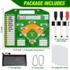 JNATER Magnetic Baseball Lineup Board - Double-Sided Baseball Clipboard for
