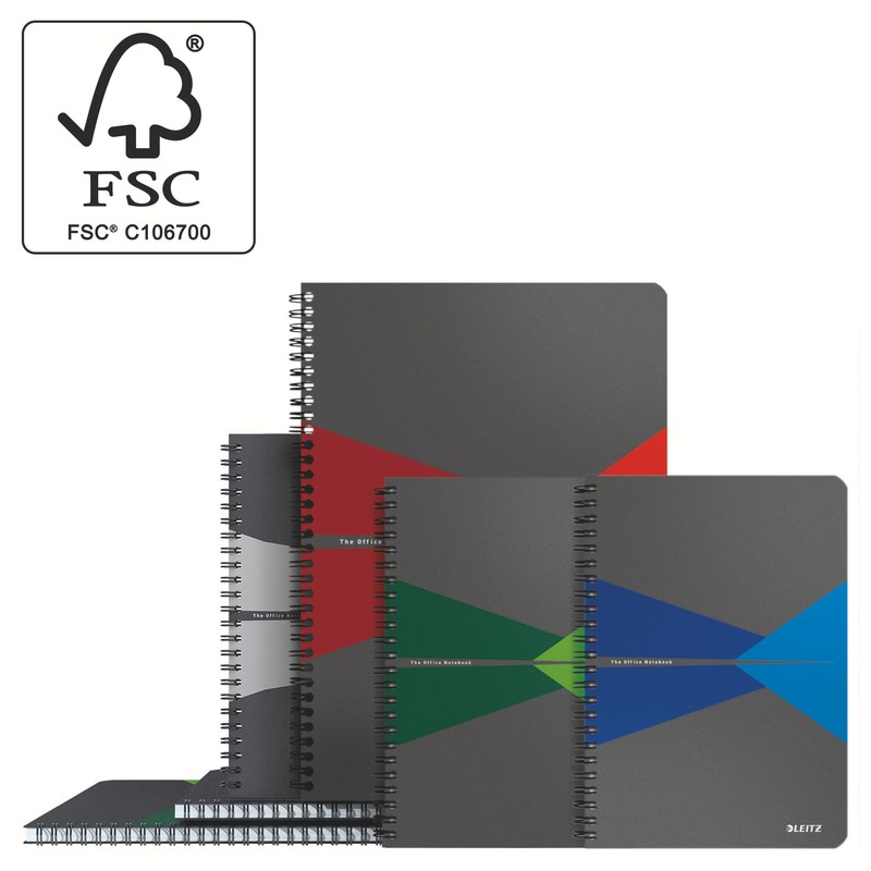 Leitz Office College Pad - A5 Lined Notebook with PP