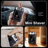 Electric Shaver and Nose Hair Trimmer 2-in-1, Portable Mini Shavers