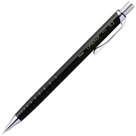 Pentel XPP502-RA ORENZ Mechanical Pencil, 0.008 inches (0.2 mm), Black Barrel