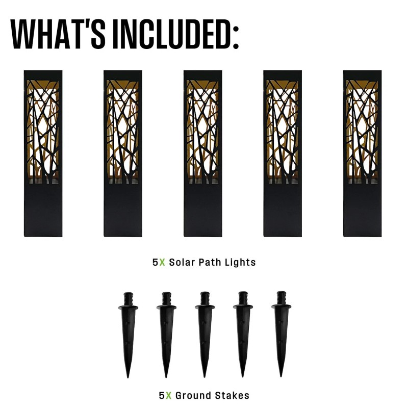 Westinghouse LED Solar Path Lights 30 Lumens, 5-Pack
