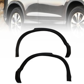 2Pcs Rear Fender, Left & Right Wheel Flare Trims Fits for 2012-2016 Honda CRV CR-V, OEM # 74410T0AA01, 74450T0AA01
