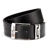BEZLIT Men's Belt with Metal Clasp, black
