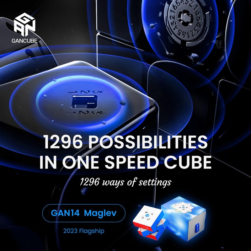 GAN 14 Magic Cube 3 x 3 Professional SpeedCube 56