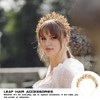 ZJIVQO Leaf Headband,Gold Leaves Headband,Fashionable Gold Leaf Headband,Roman Leaf Crown