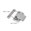 2 Pcs Stainless Steel Hardware Cabinet Case Spring Loaded Latch