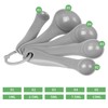 5-Piece Measuring Spoons Stackable Measuring Spoon Set Classic Plastic Measuring