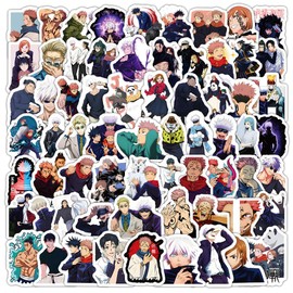 Jujutsu Kaisen Anime Stickers Pack 100 PCS |Stickers for Car,Laptop,Water Bottles,Stickers for Teens Cute Vinyl Decals