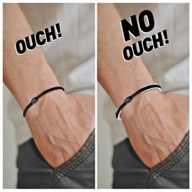 NewChiChi Grooved Cuff Bangle, Stainless Steel, Highly Polished Jewellery Bracelet for Women, Stainless Steel