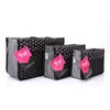 Periea Chelsy Handbag Organiser Insert (Black with White Polka-dots, Small)