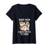Hocus Pocus I Need Coffee to Focus Retro costume V-Neck