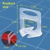 Tile Leveling System 1/8" Spacers Tile Leveler Clips DIY Tile