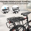 RAYMACE Bike Basket Rear with Cooler Bag and Cargo Net,Waterproof