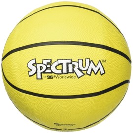 S&S Worldwide Yellow Spectrum Rubber Basketball Youth